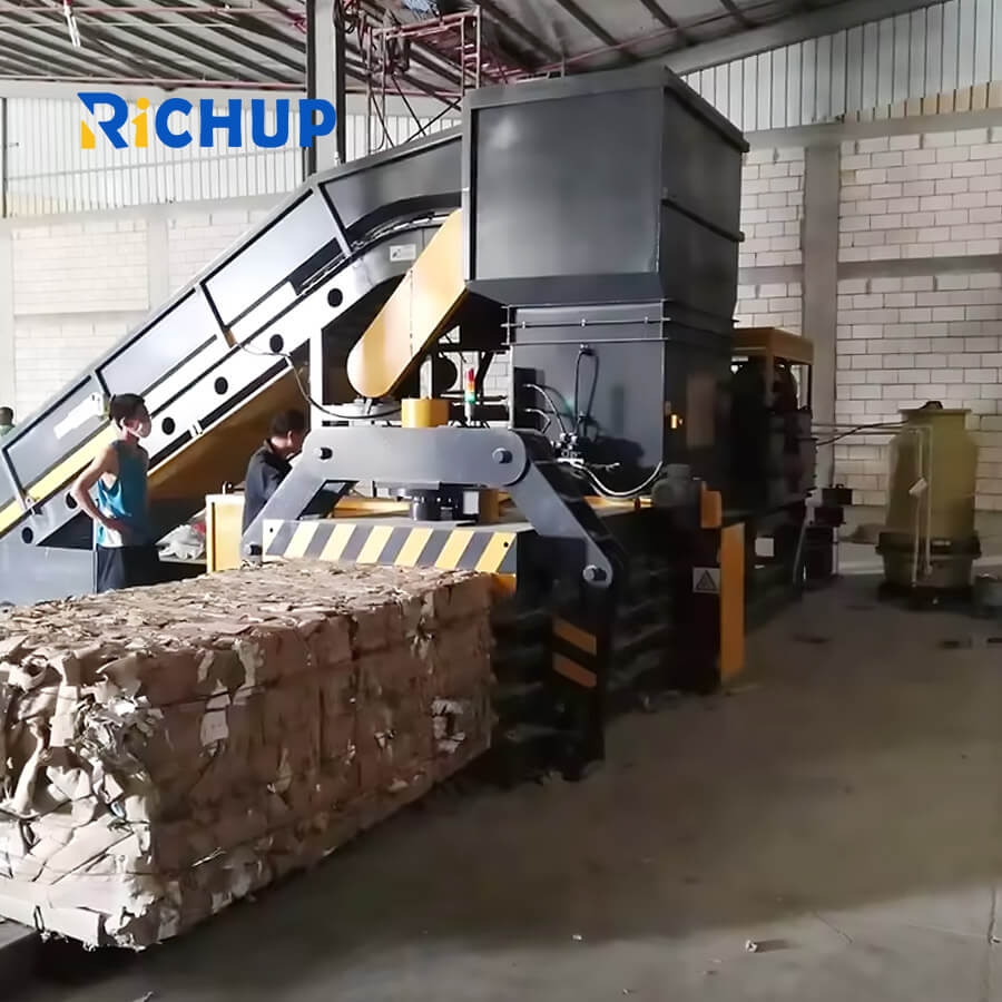 Automatic Horizontal Waste Paper Baling Machine